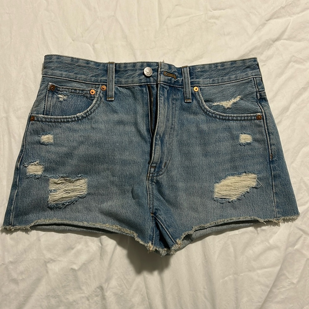 Women’s madewell relaxed denim shorts
